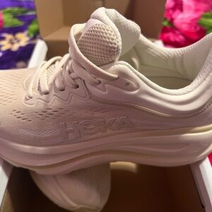 Hoka Women's Off-White Athletic Running Shoes